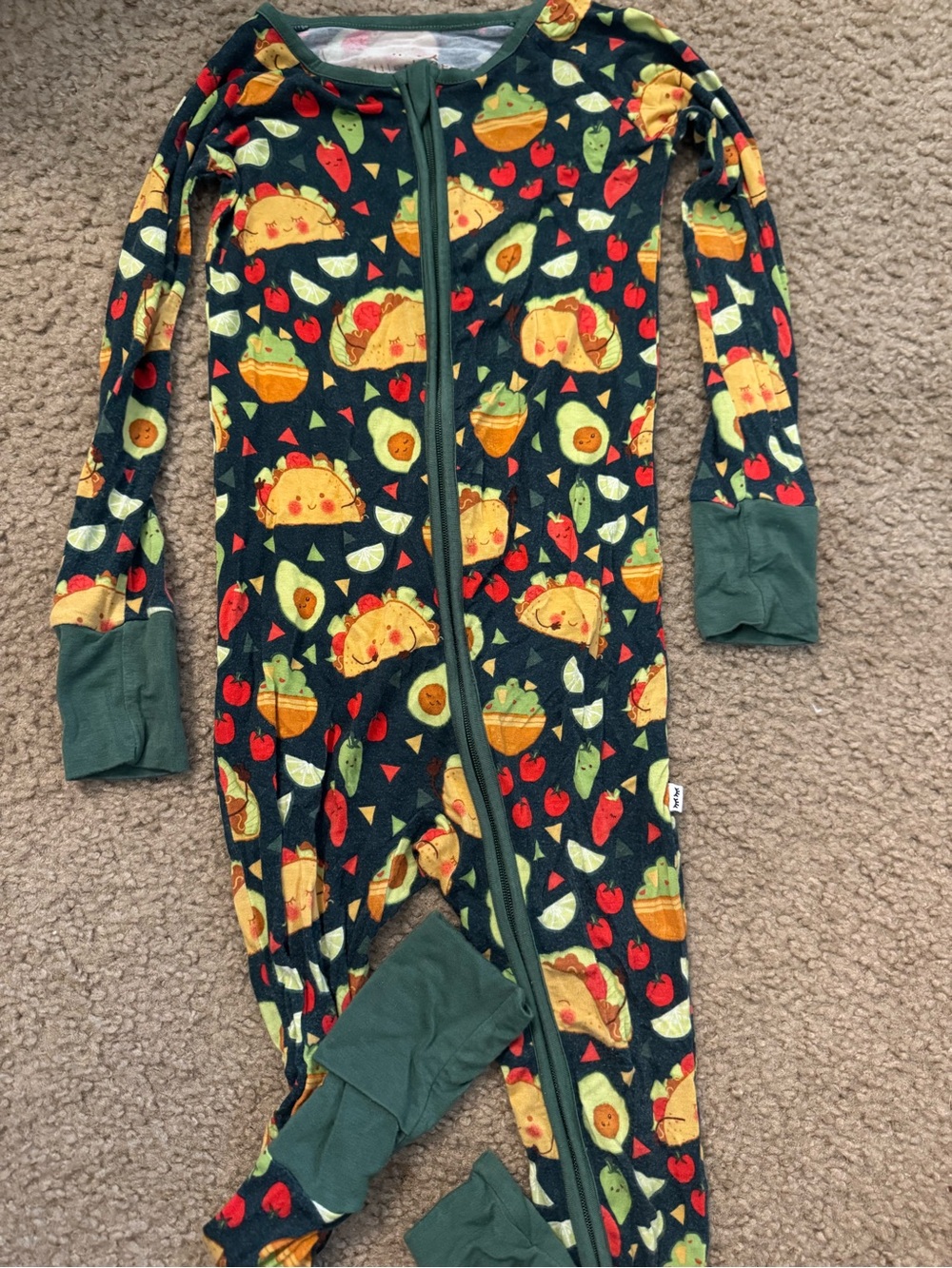 Little Sleepies Taco & Avocado One-Piece Pajama